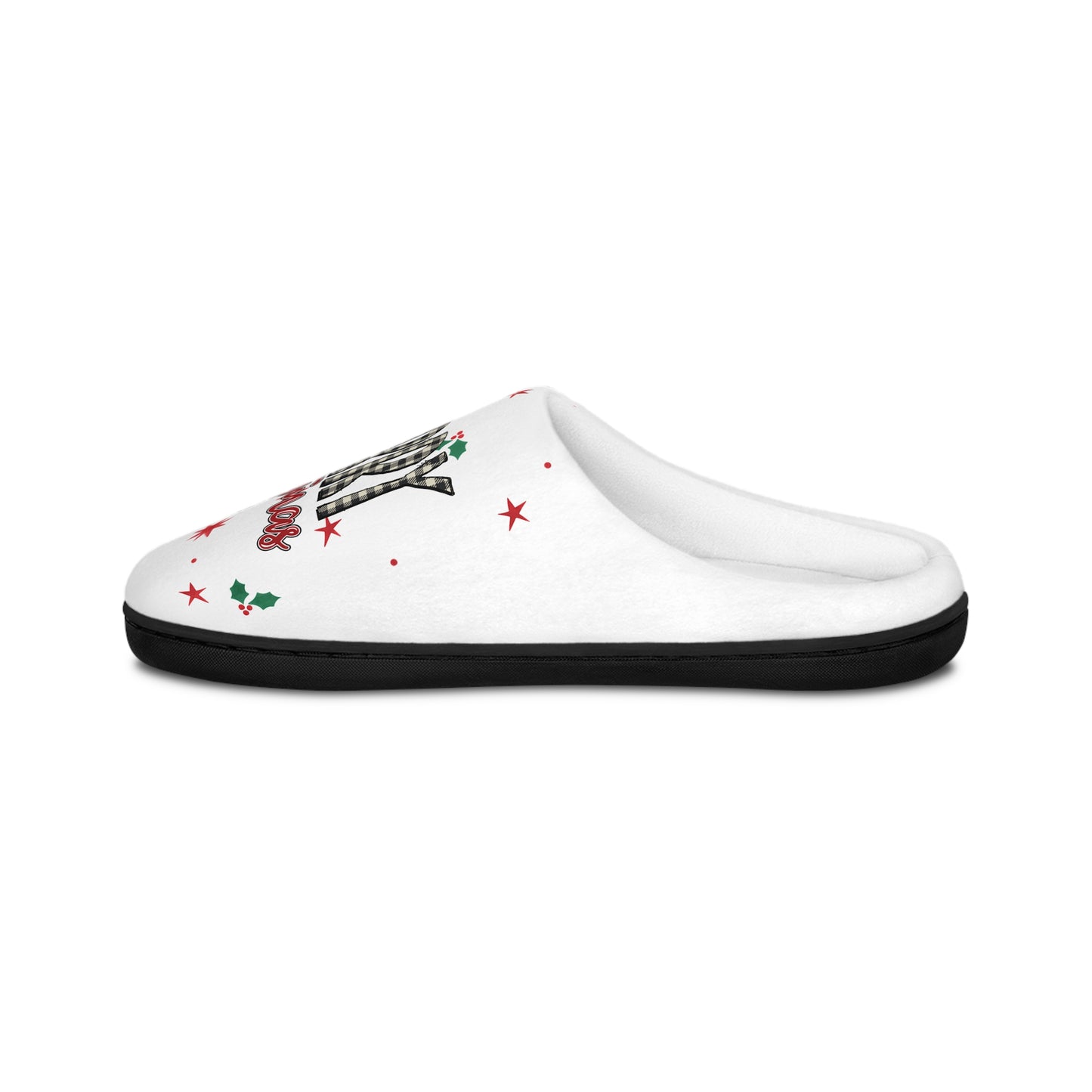 Lowkey Merry Christmas Slippers- Women's