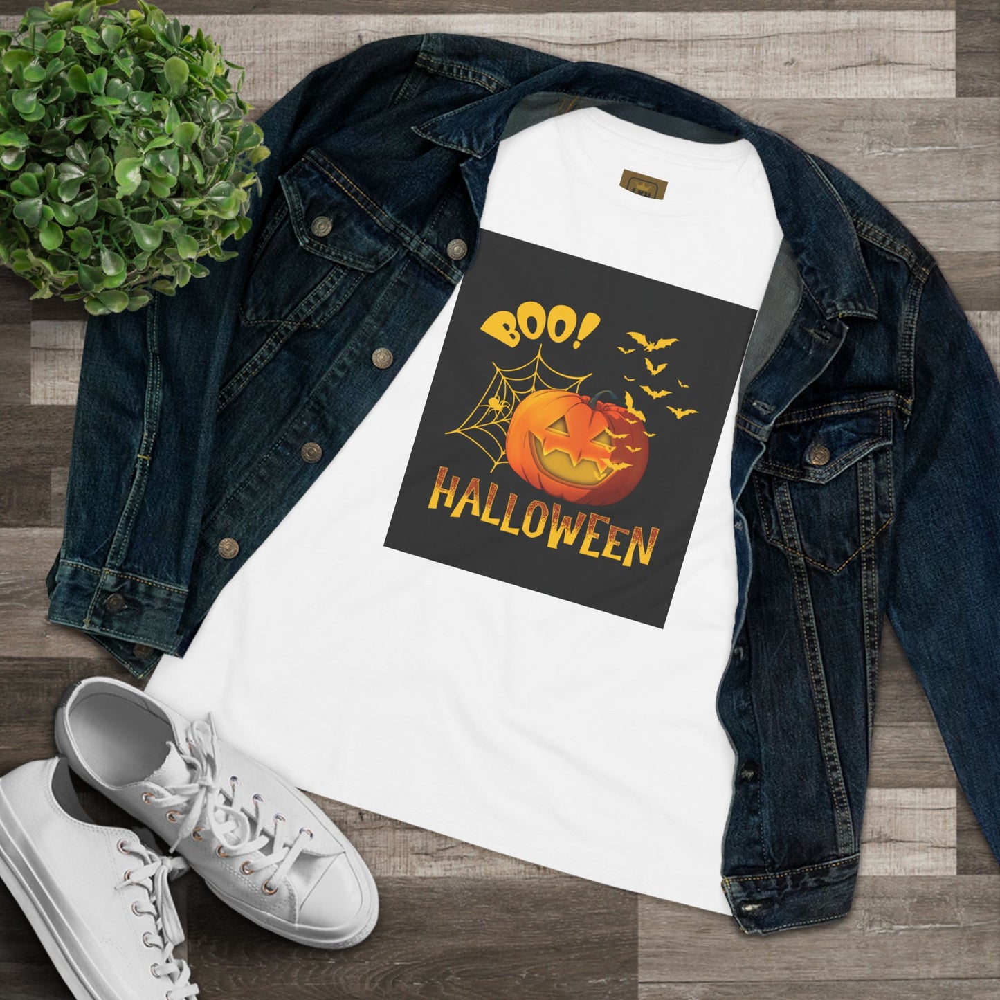 "WITCHY BUT HEALING " PUMPKIN TEE- LOWKEY HEALING HALLOWEEN COLLECTION