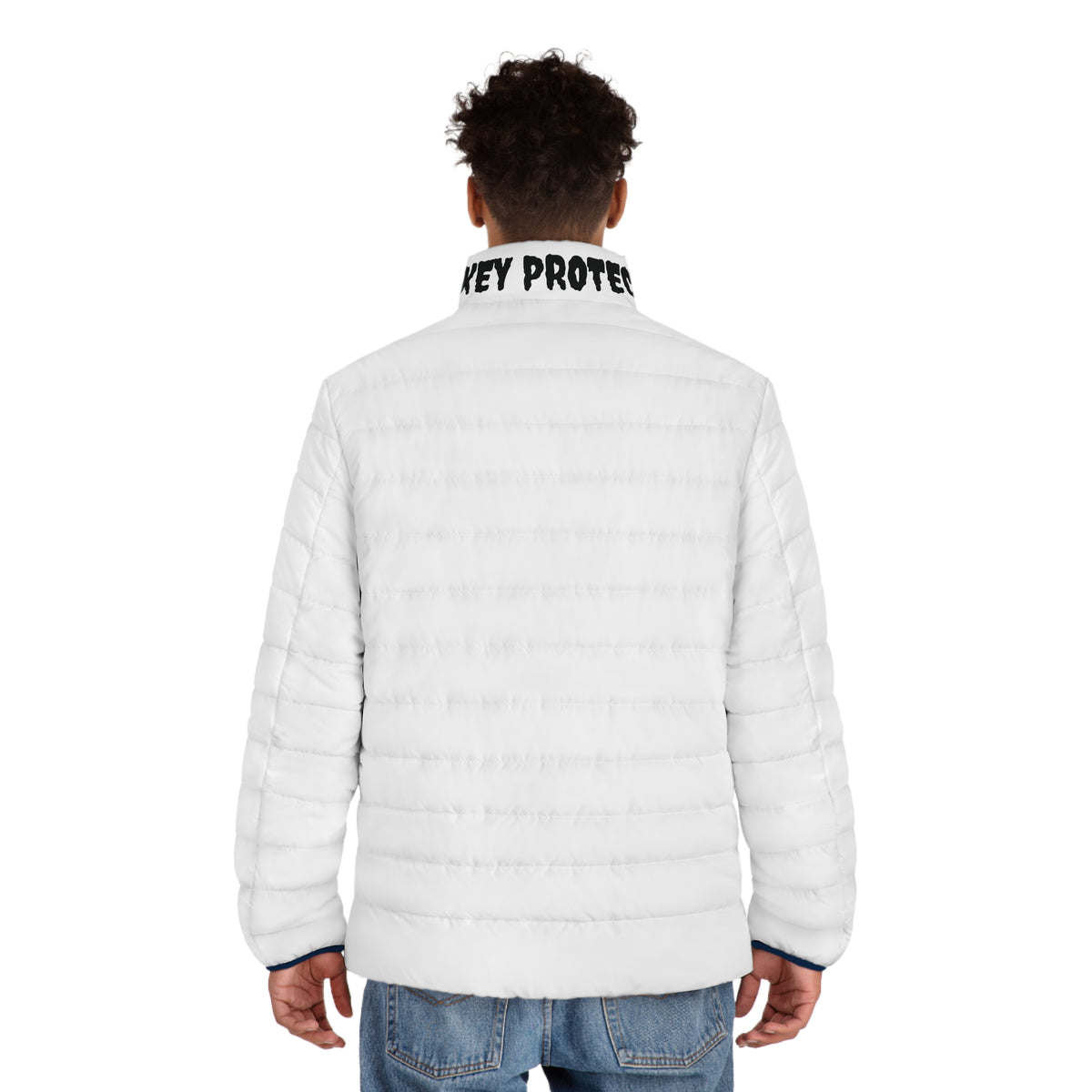 Lowkey King Energy Men's Puffer Jacket- Warmth, Power & Quiet Confidence
