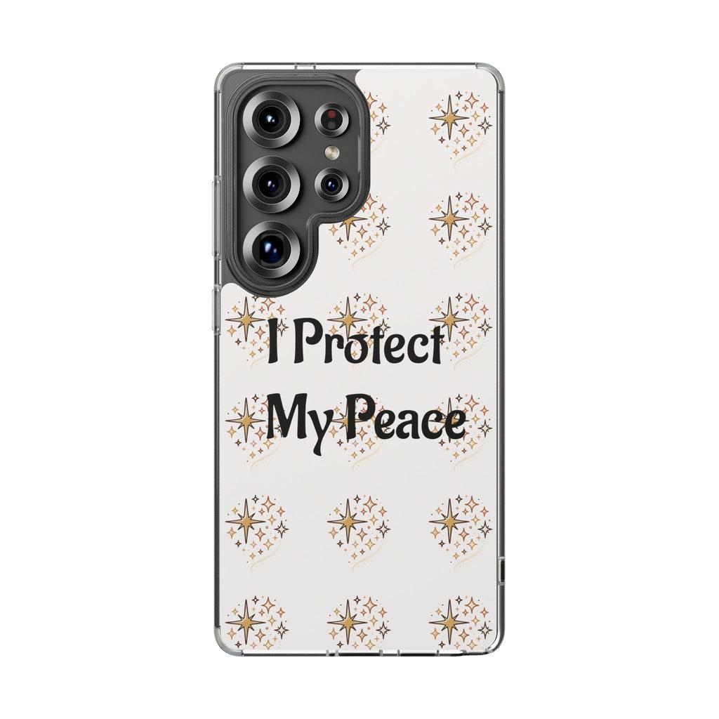 Protect My Peace Clear Impact-Resistant Phone Case