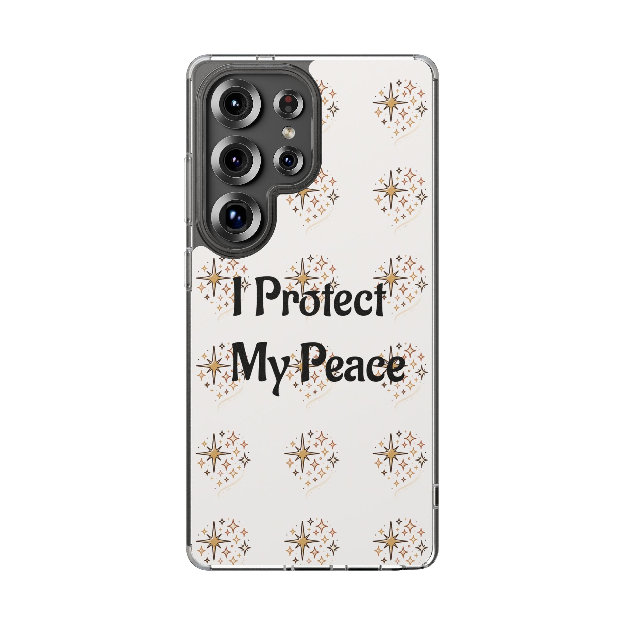 Protect My Peace Clear Impact-Resistant Phone Case