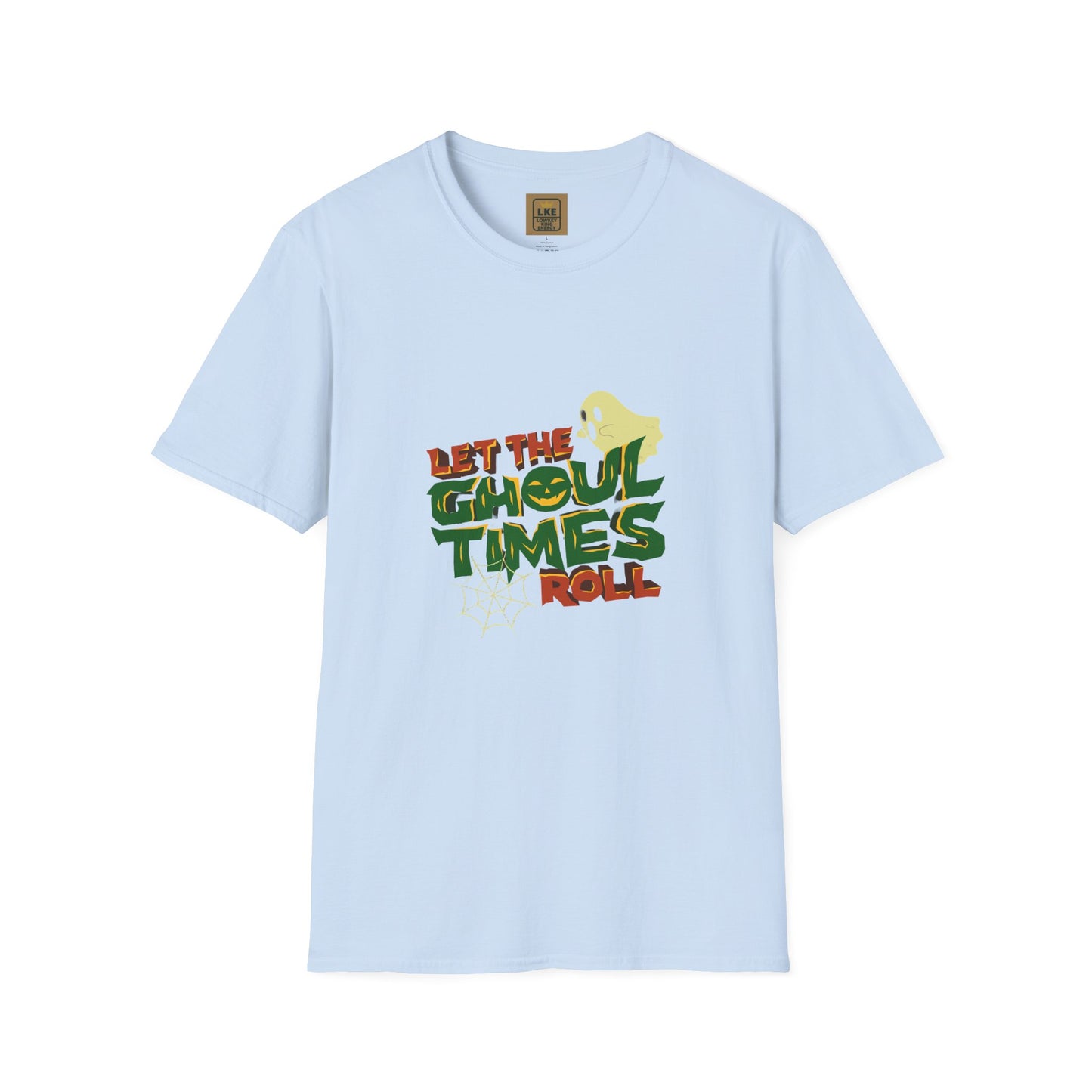 "Let The Ghoul Times Roll-Men's Halloween Tee"