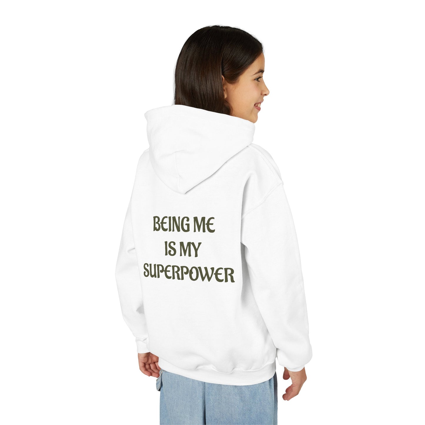 Lowkey Lil' Ones "peaceful Moon" Youth Hoodie- Calm Energy For Growing Queens