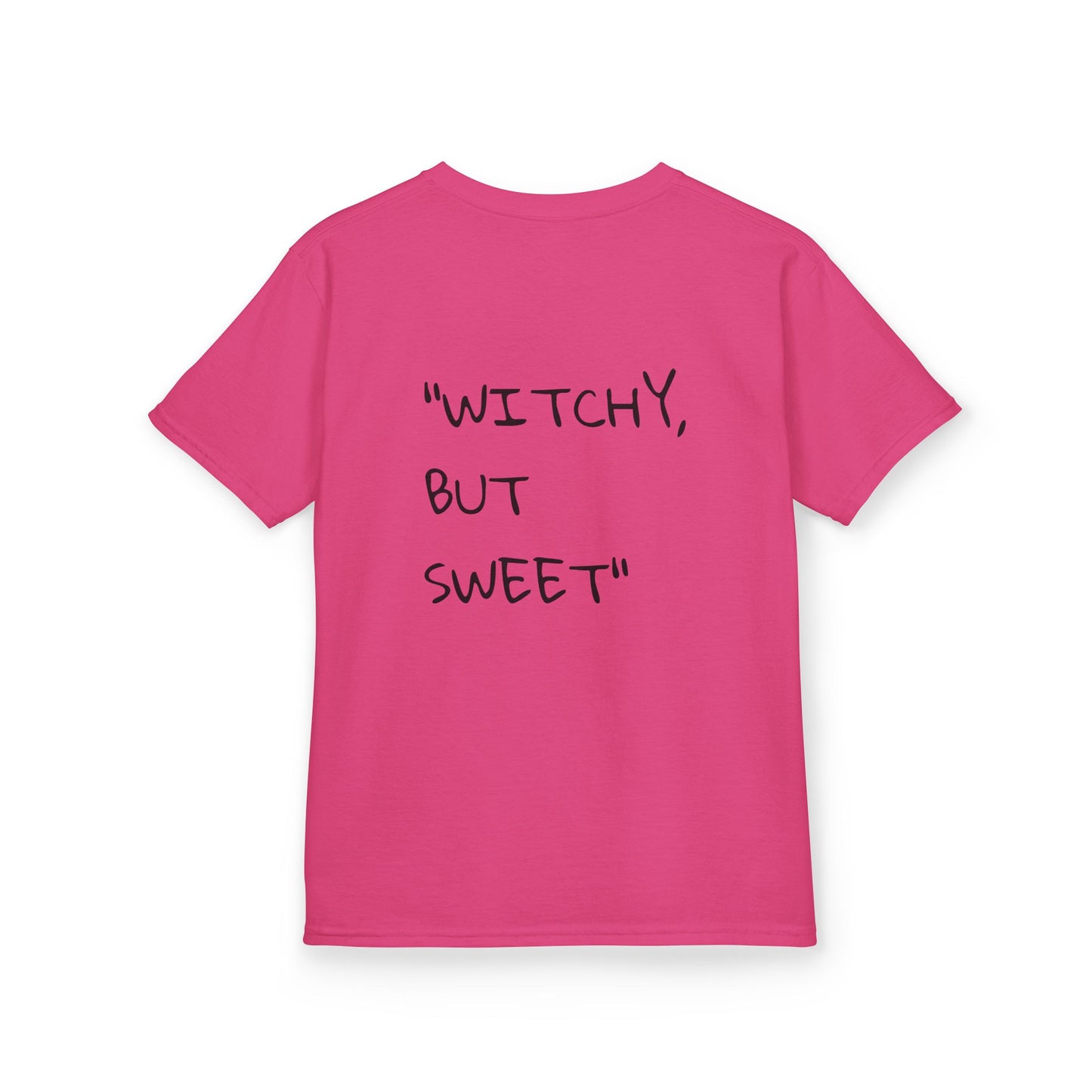 "witchy But Sweet" Kids Halloween Tee- Lowkey Lil' Ones Collection