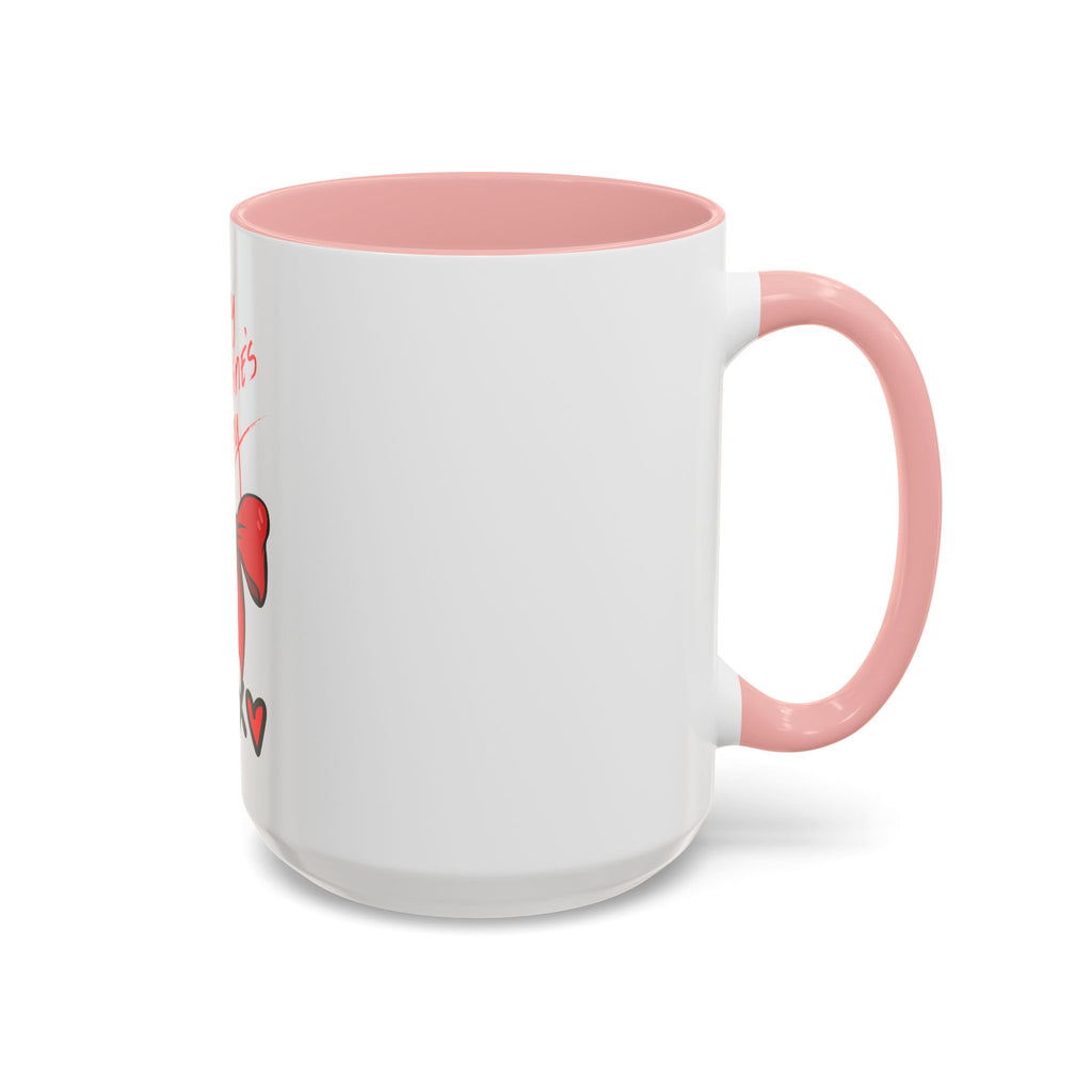 Happy Valentine's Day Bow & Hearts Coffee Mug