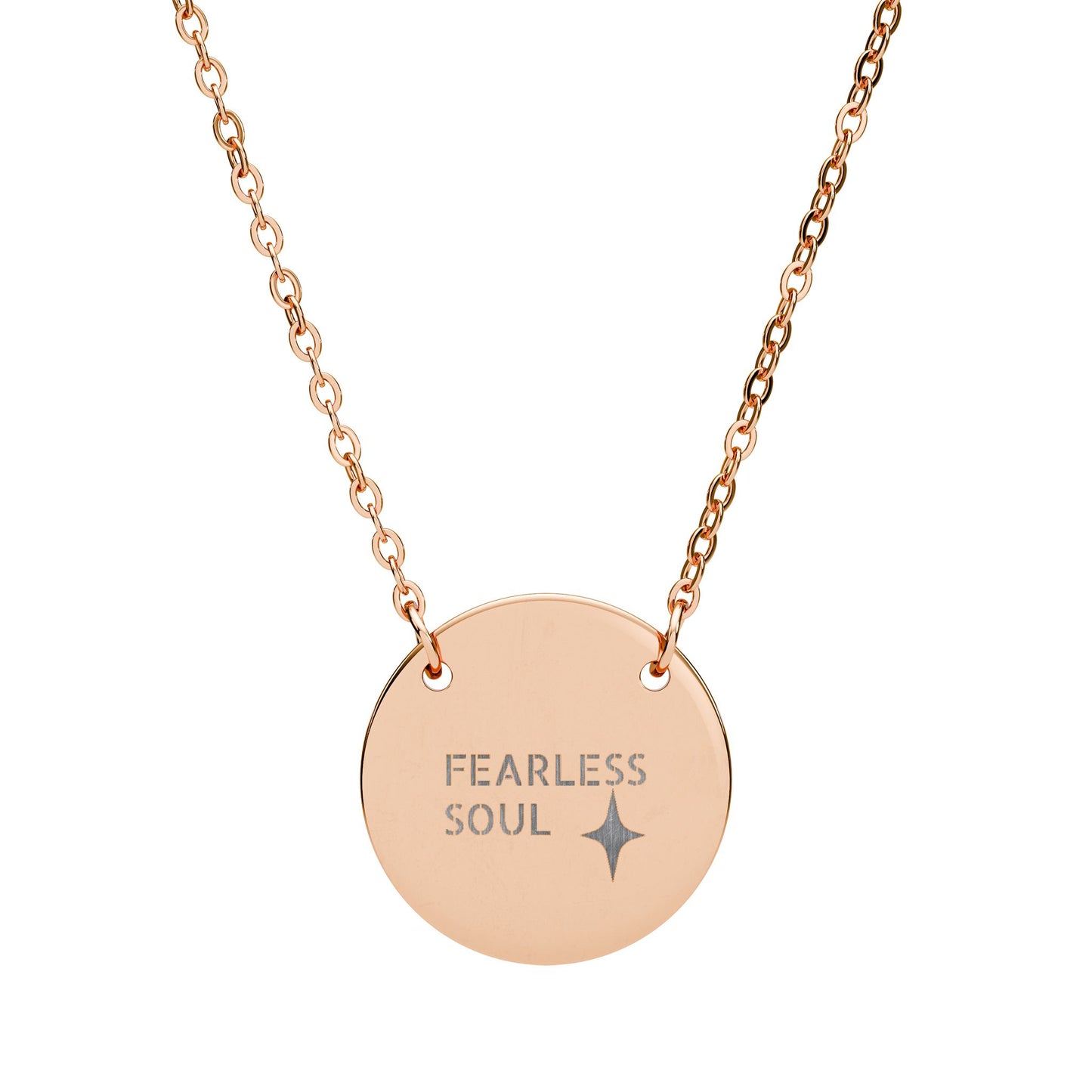 Lowkey Adorned "Fearless Soul" necklace