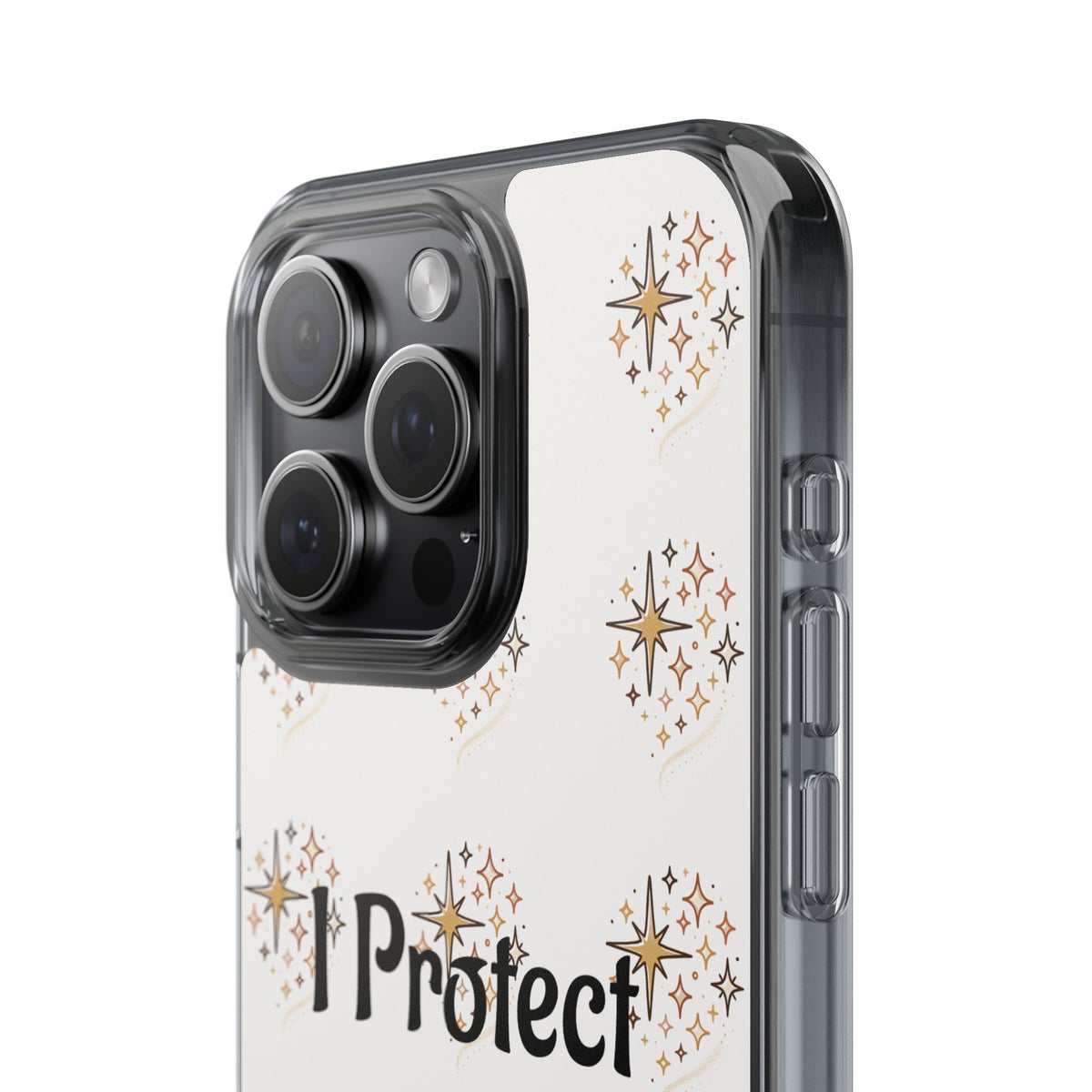 Protect My Peace Clear Impact-Resistant Phone Case