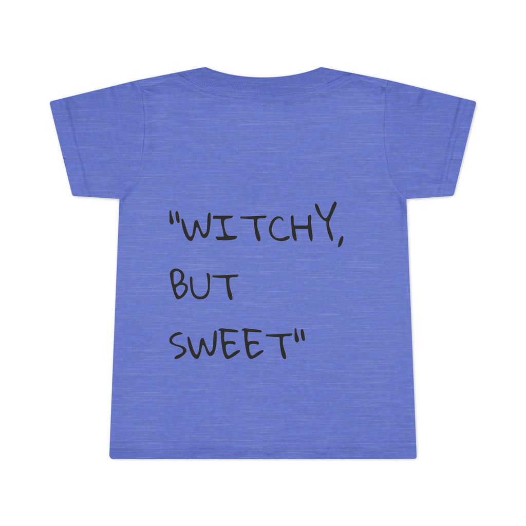 "Witchy But Sweet" Toddler Halloween Tee-Lowkey Lil' Ones Collection