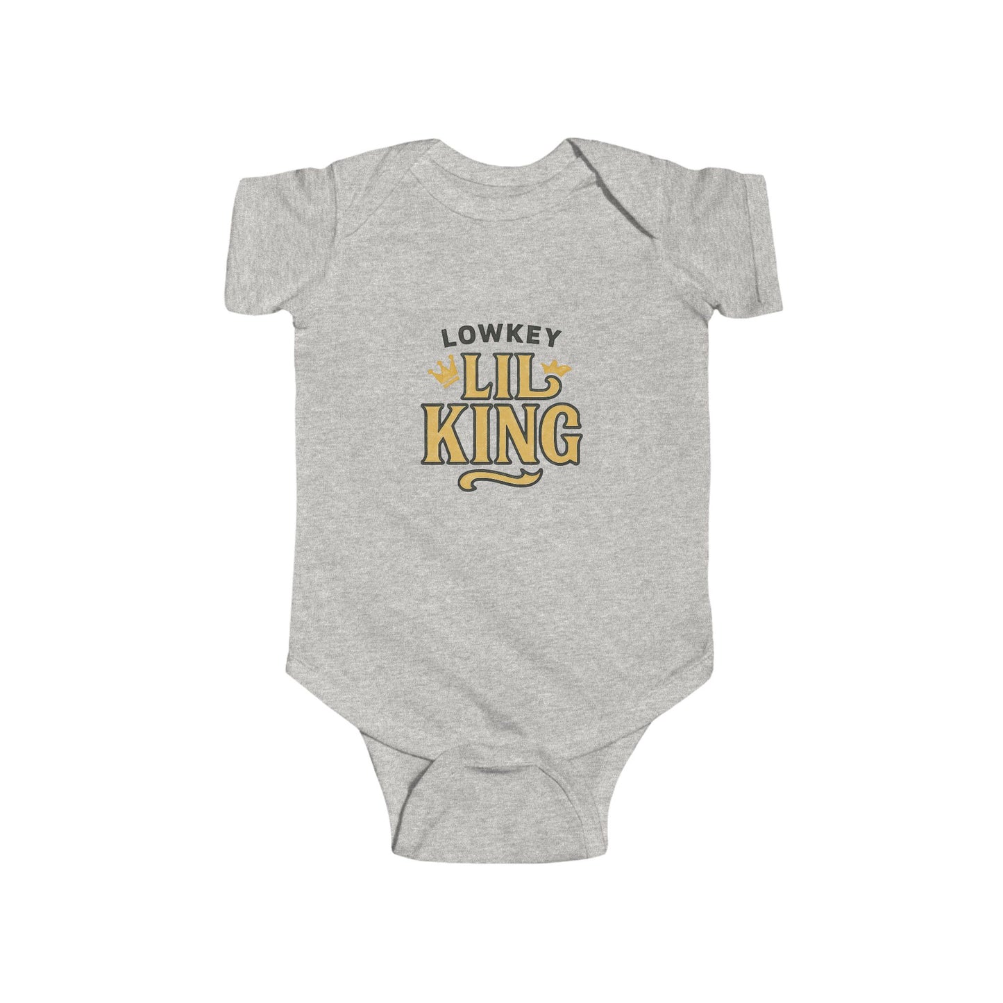 "Lowkey Lil King Onesie"
