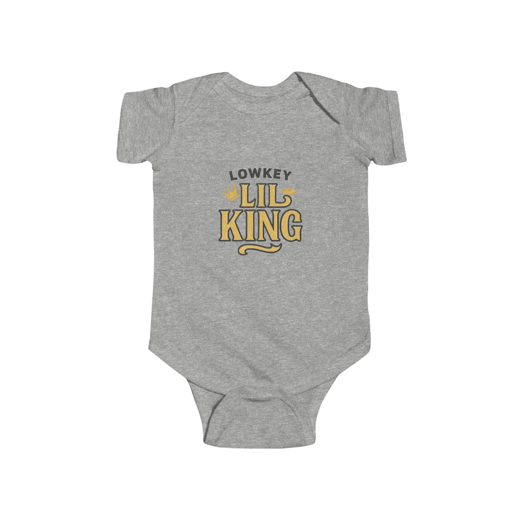 "Lowkey Lil King Onesie"