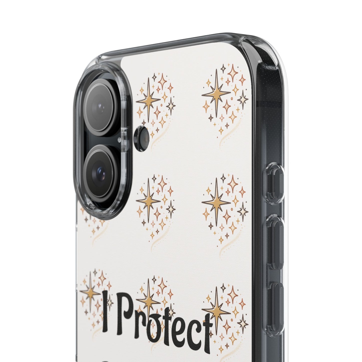 Protect My Peace Clear Impact-Resistant Phone Case
