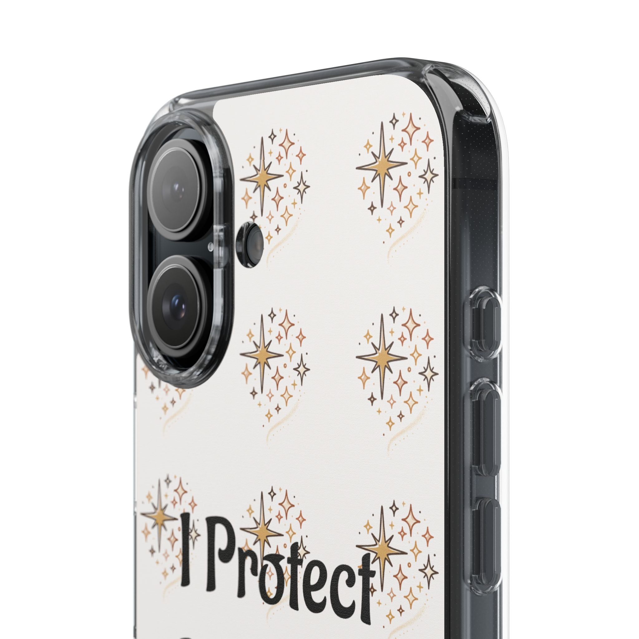 Copy of Protect My Peace Clear Impact-Resistant Phone Case