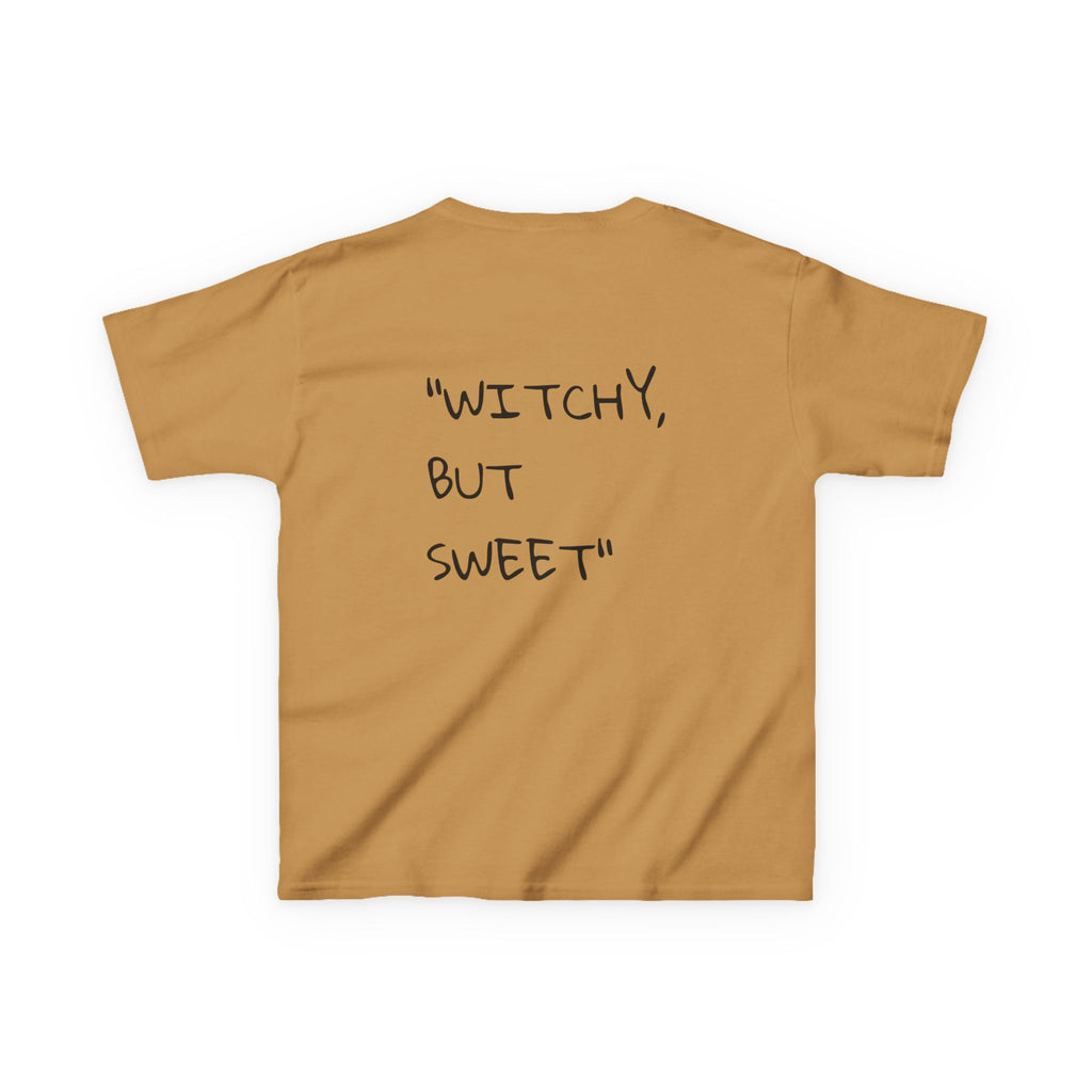 "witchy But Sweet" Kids Halloween Tee- Lowkey Lil' Ones Collection