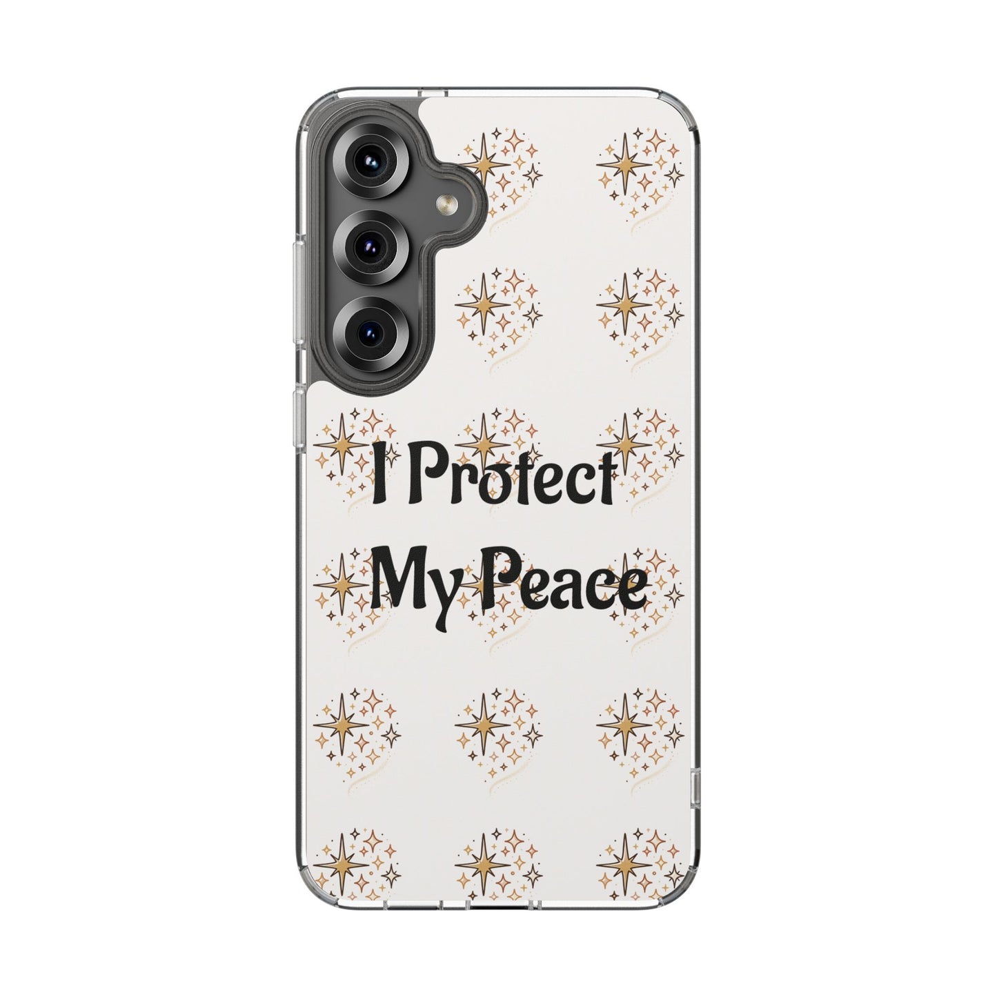 Protect My Peace Clear Impact-Resistant Phone Case