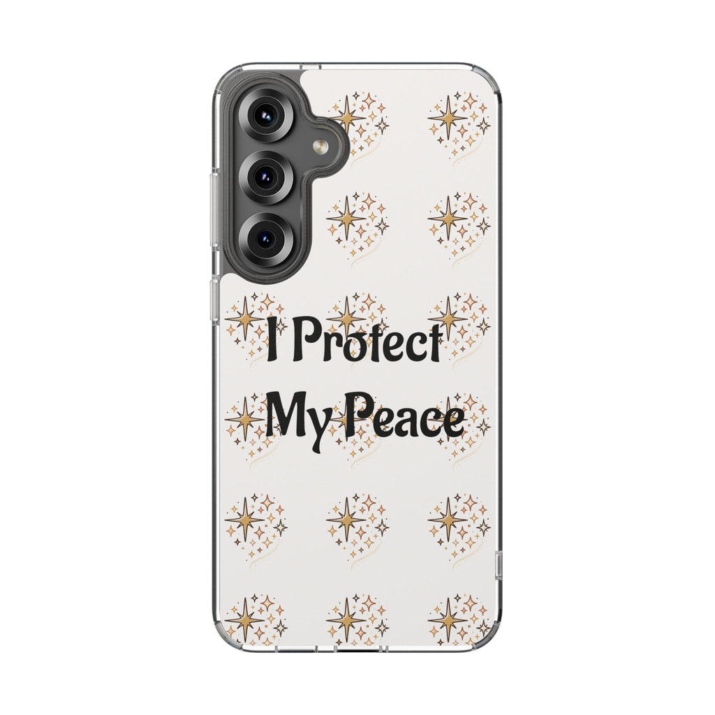 Copy of Protect My Peace Clear Impact-Resistant Phone Case