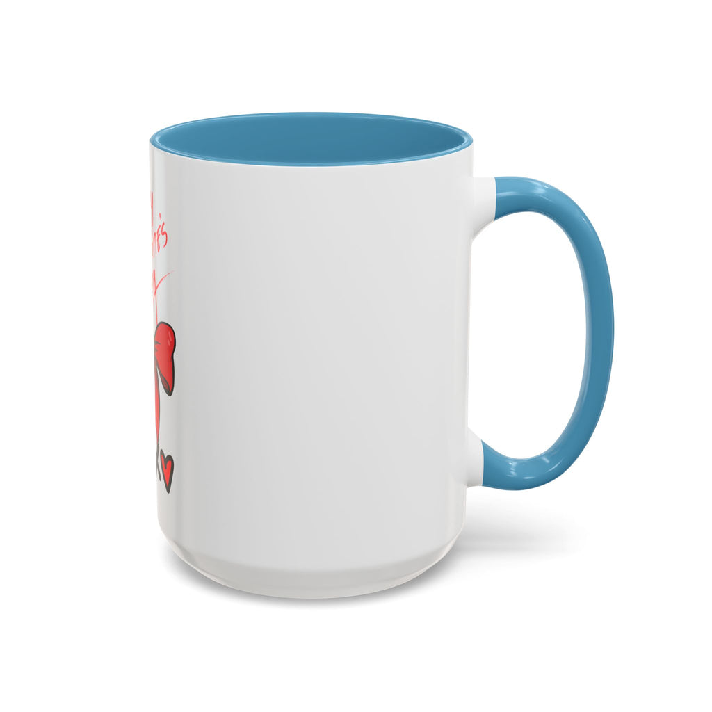 Happy Valentine's Day Bow & Hearts Coffee Mug