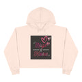 Lowkey Healing Crop Hoodie — Hugs & Kisses Graphic Cropped Sweatshirt
