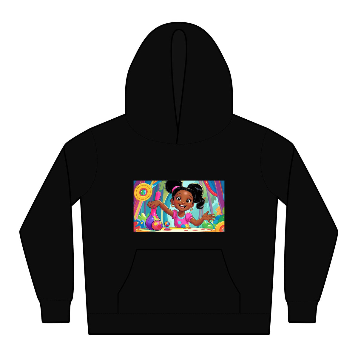 lowkey Lil' Ones " I Speak Love" Lil' Girls Affirmation Hoodie