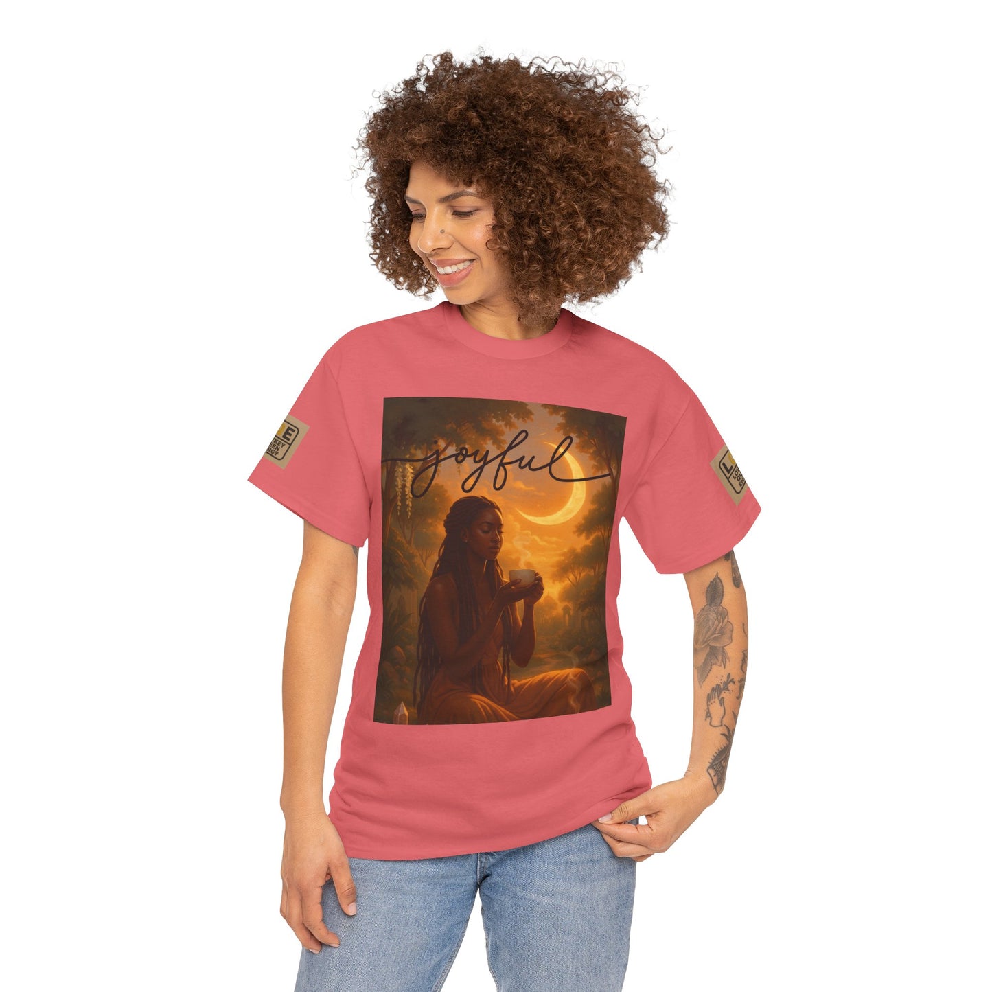 LOWKEY QUEEN TEE- GRACEFOL.GROUNDED. GLOWING