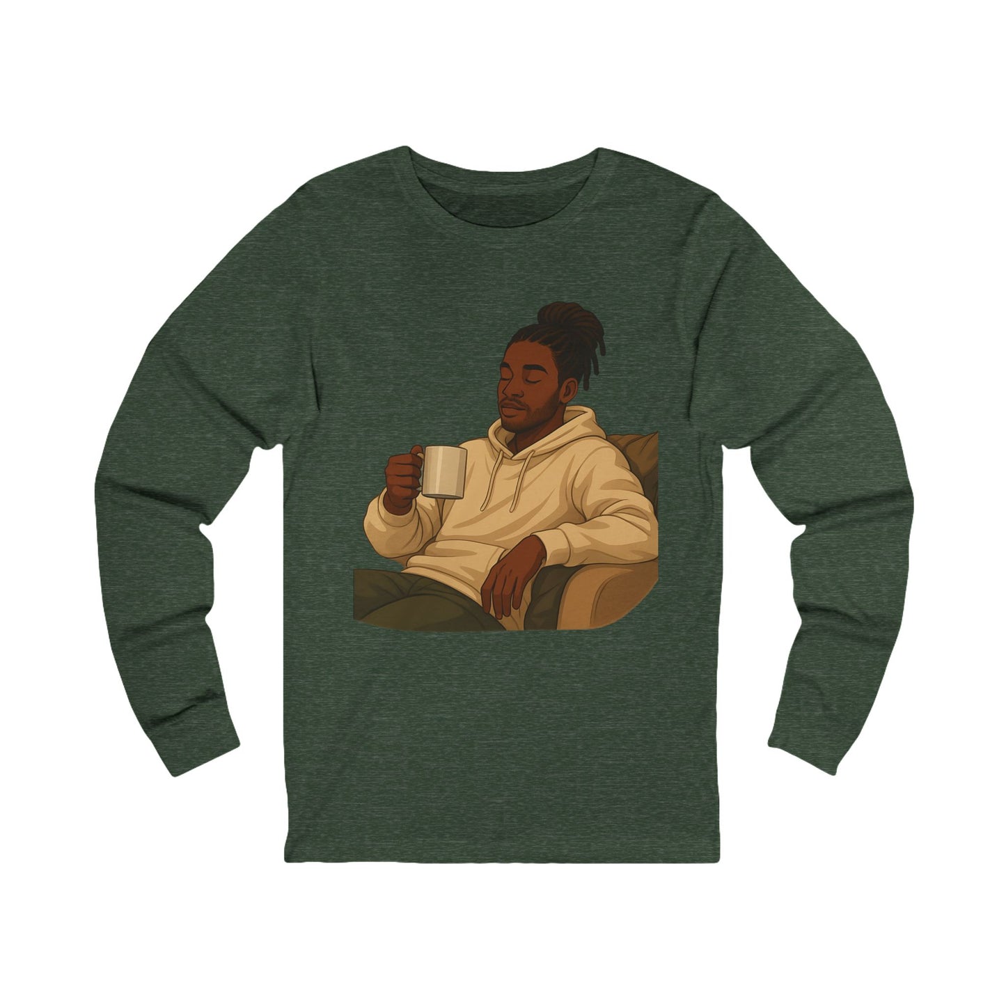 Power is my Presence Men's Long Sleeve Jersey Tee