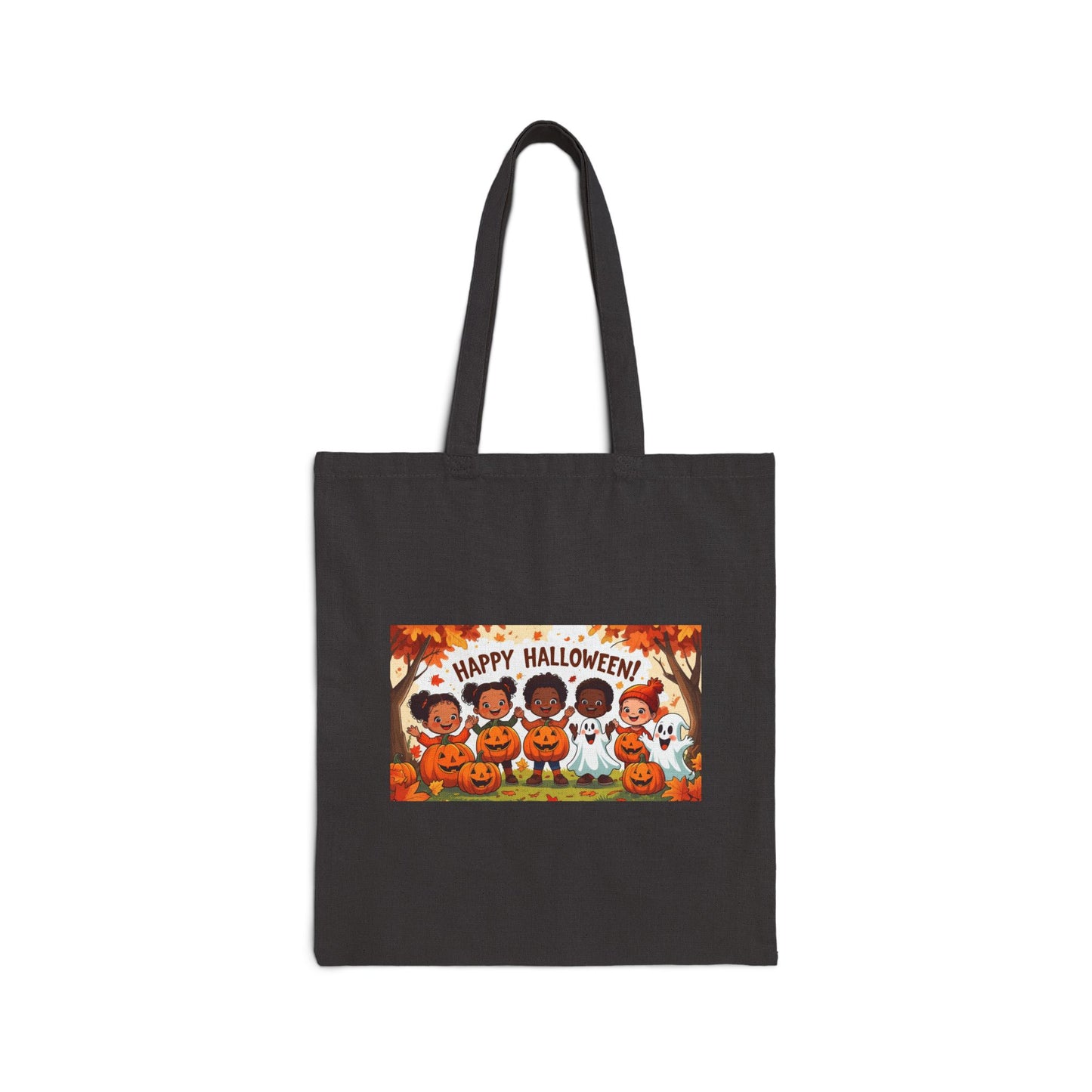 "Happy Halloween" Kids Trick-Or-Treat Tote- Lowkey lil' Ones