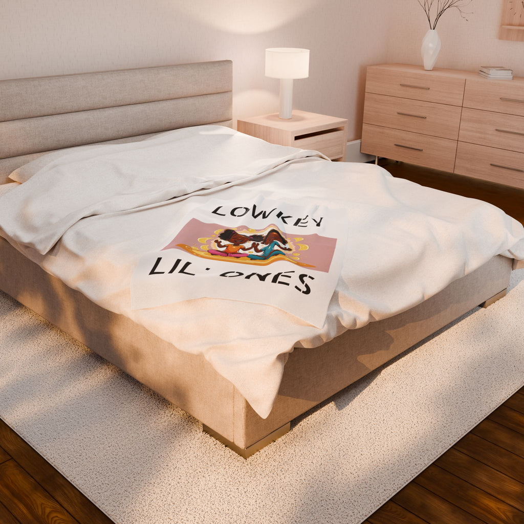 "Lowkey Lil' Ones- Peaceful Play Plush Blanket