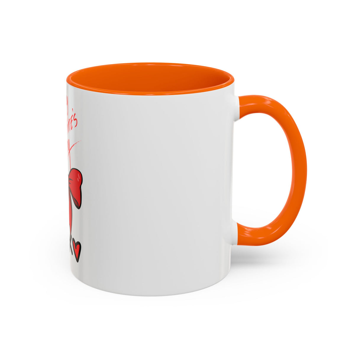 Happy Valentine's Day Bow & Hearts Coffee Mug