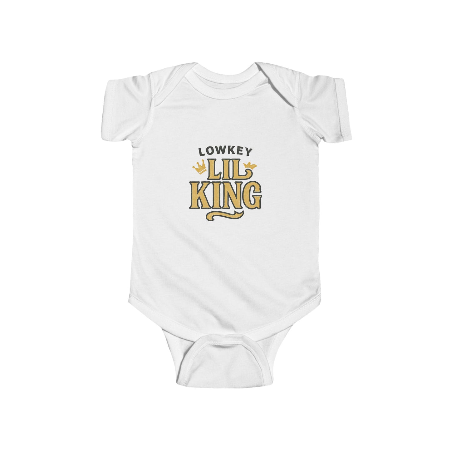 "Lowkey Lil King Onesie"
