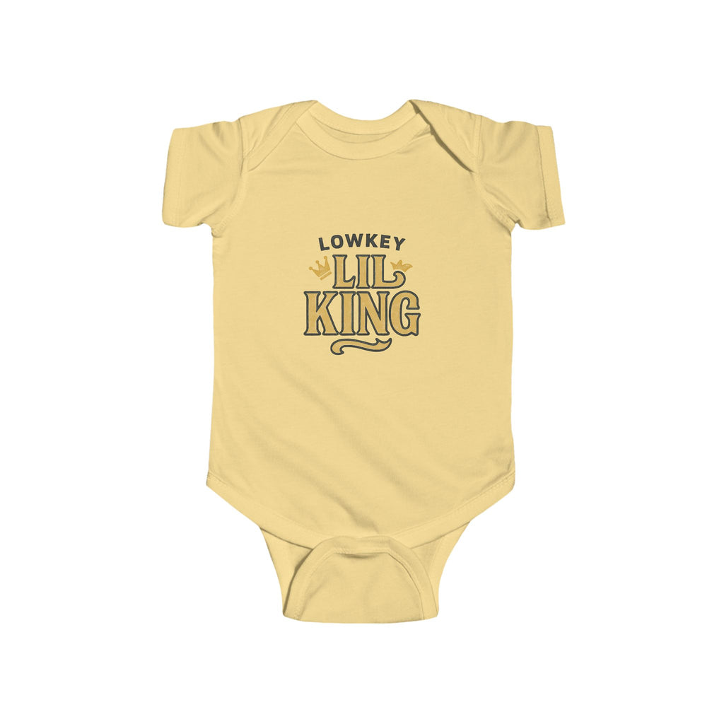 "Lowkey Lil King Onesie"