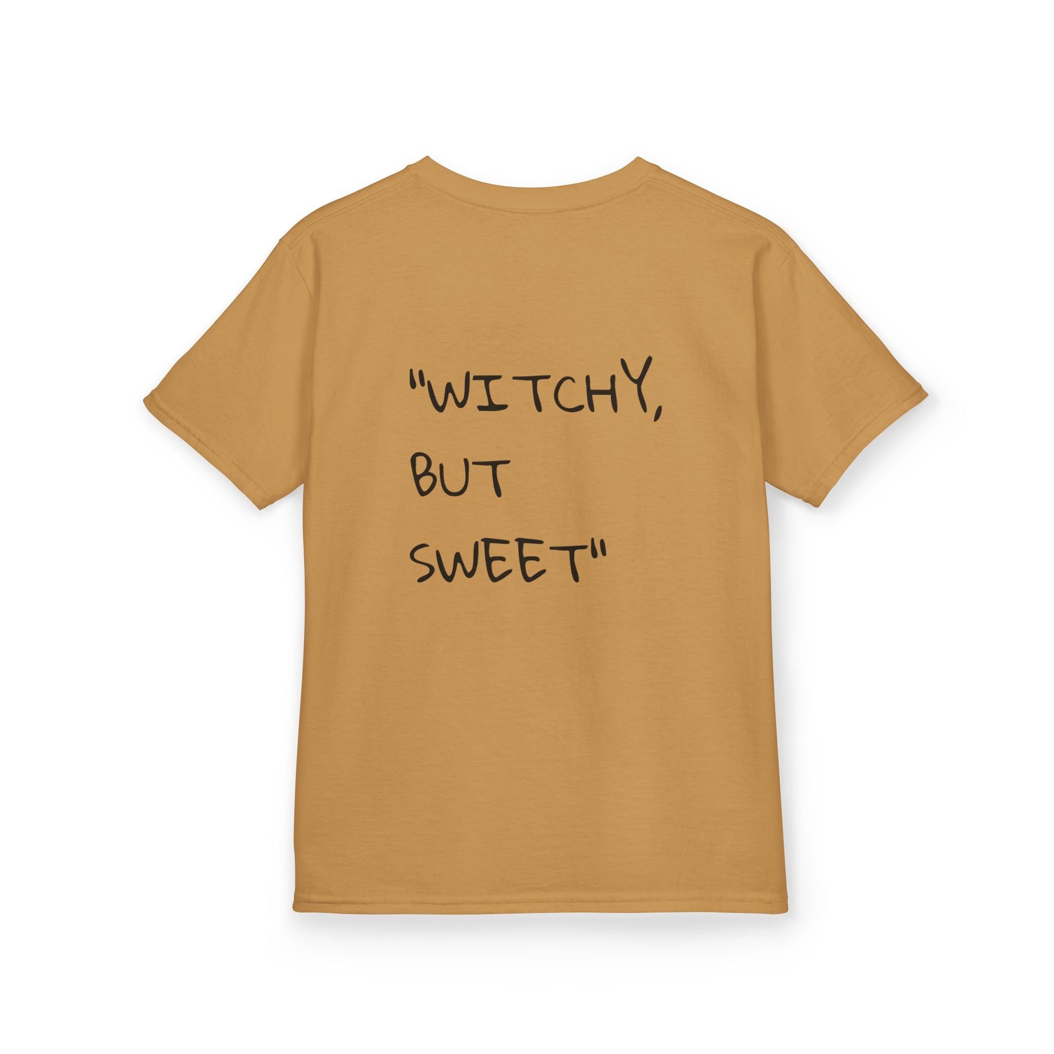 "witchy But Sweet" Kids Halloween Tee- Lowkey Lil' Ones Collection