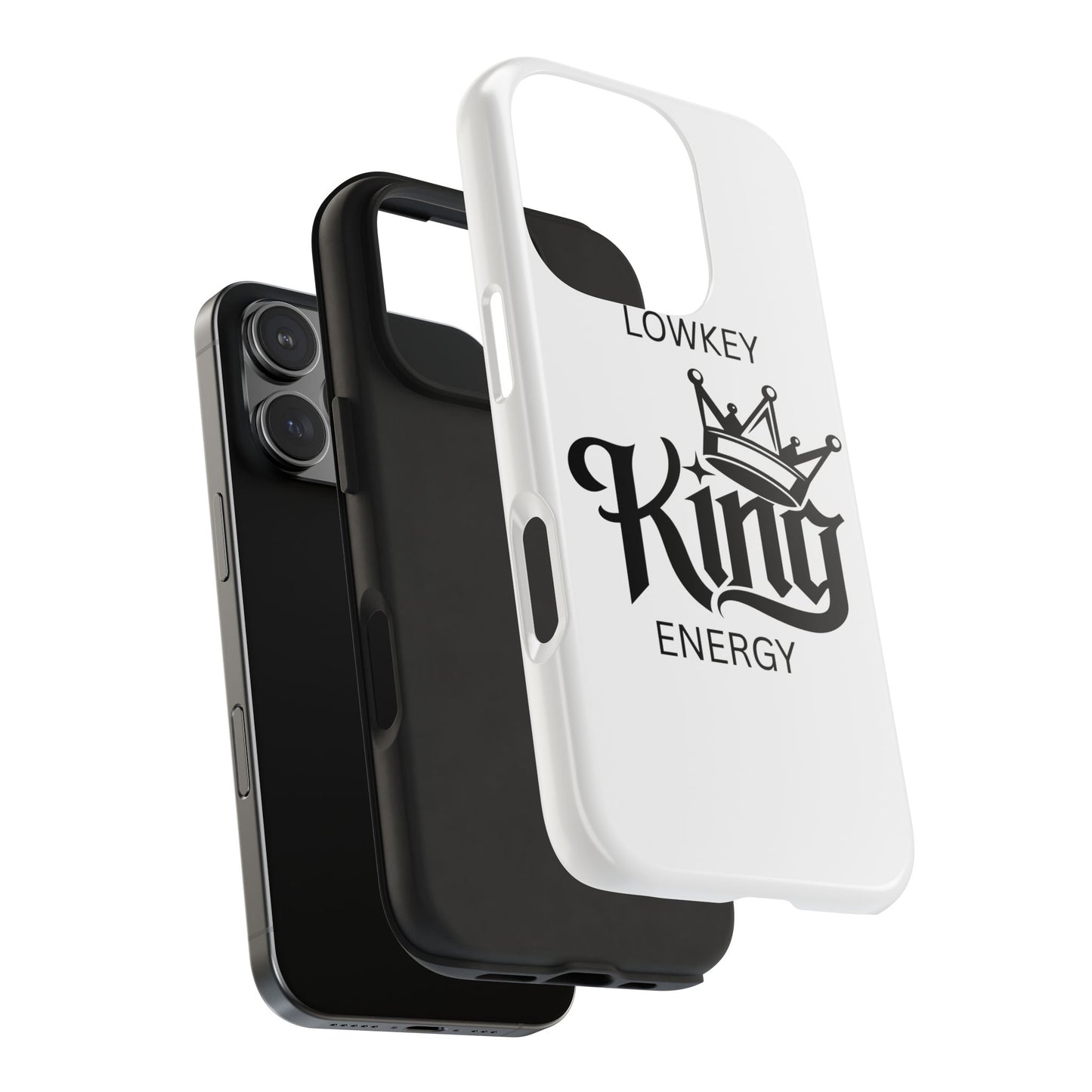 Lowkey King Energy Phone Case — Tough Protective Phone Case
