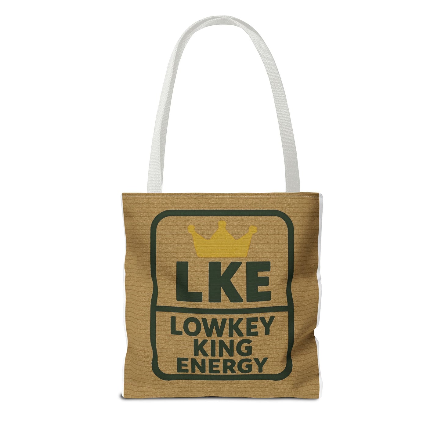 LOWKEY HEALING ENERGY TOTE BAG- EMPOWERED, GROUNDED, ROYAL.