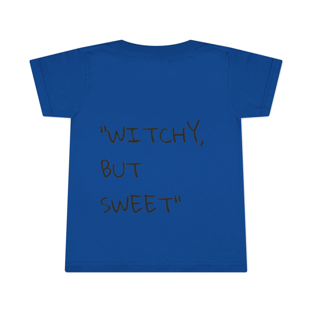 "Witchy But Sweet" Toddler Halloween Tee-Lowkey Lil' Ones Collection