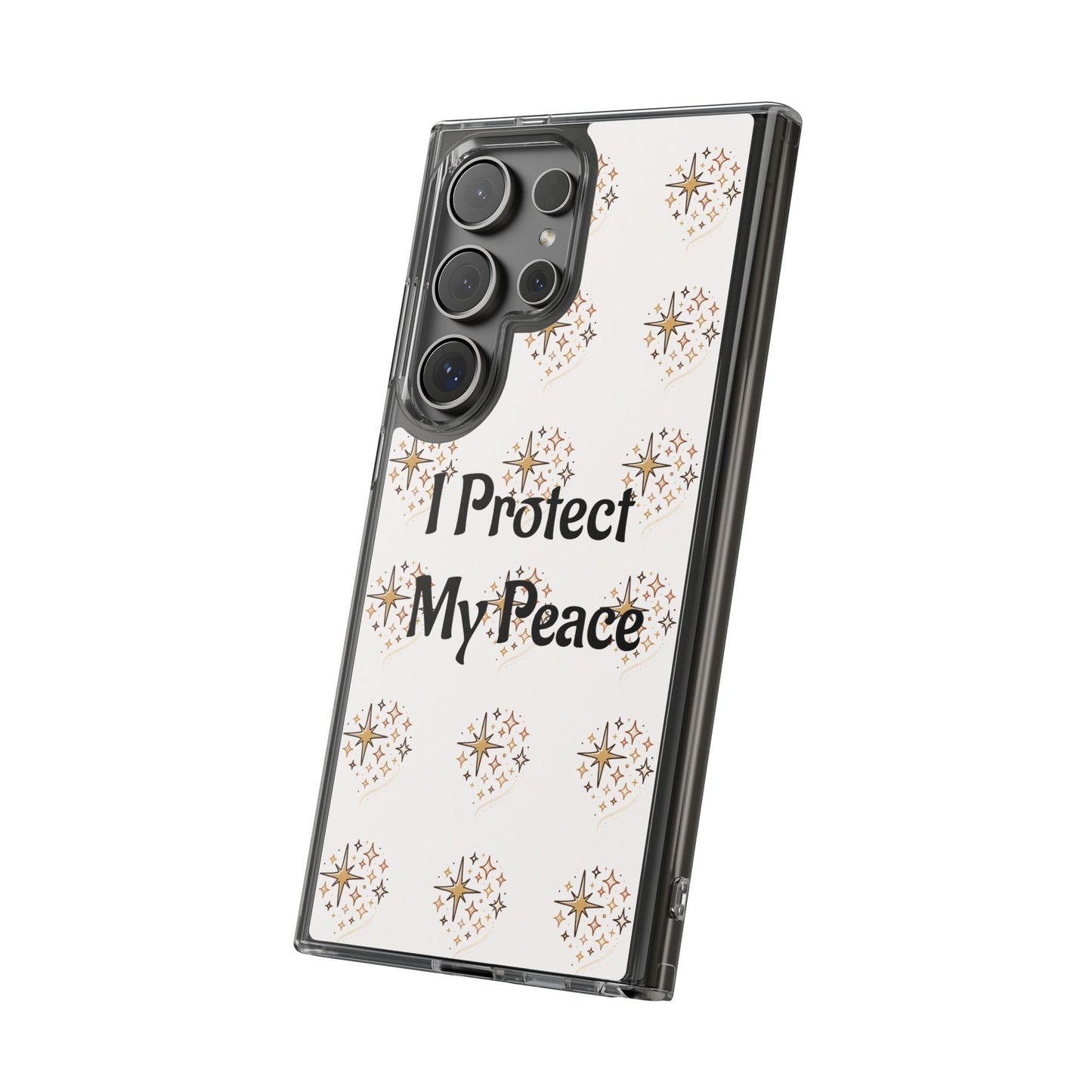 Copy of Protect My Peace Clear Impact-Resistant Phone Case