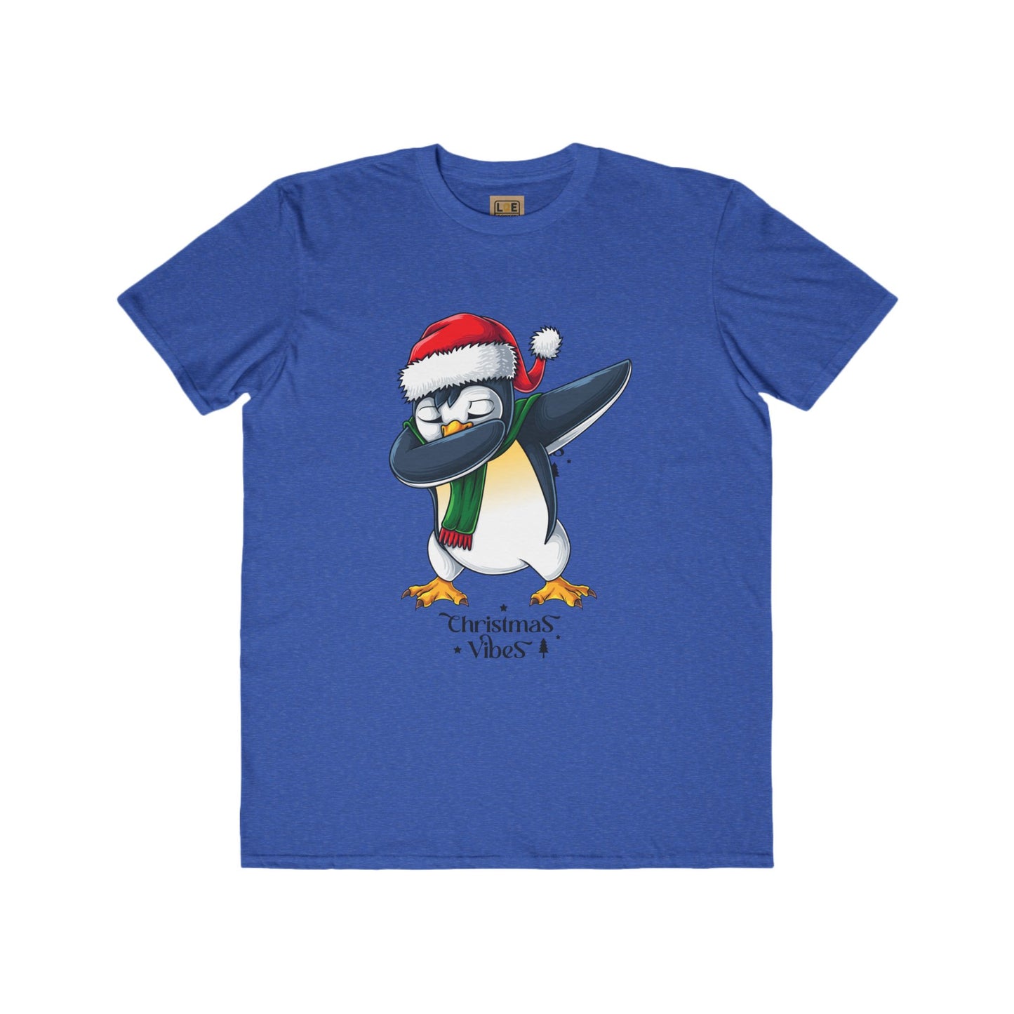 Men's Christmas Vibes Dabbing Penguin Tee
