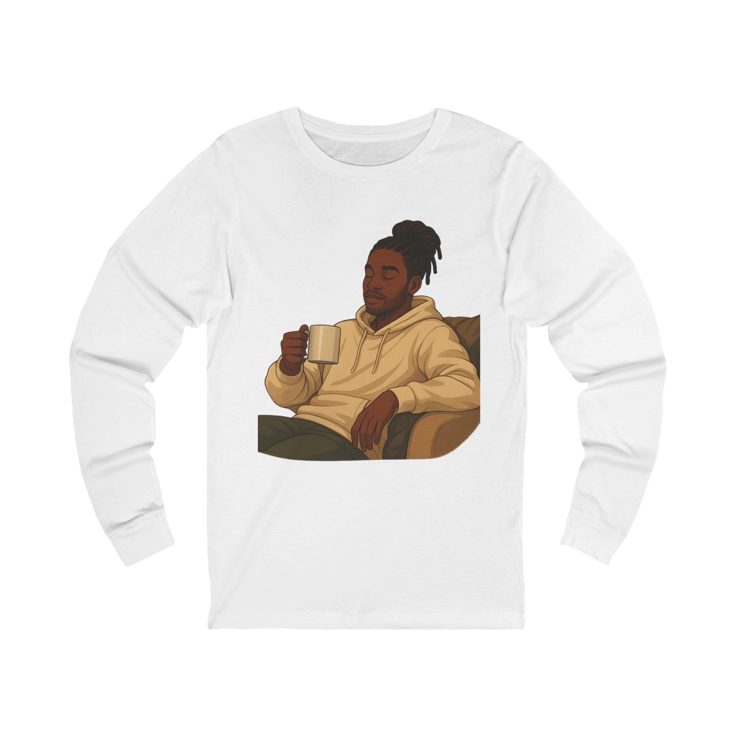 Power is my Presence Men's Long Sleeve Jersey Tee