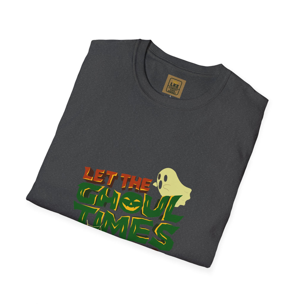 "Let The Ghoul Times Roll-Men's Halloween Tee"