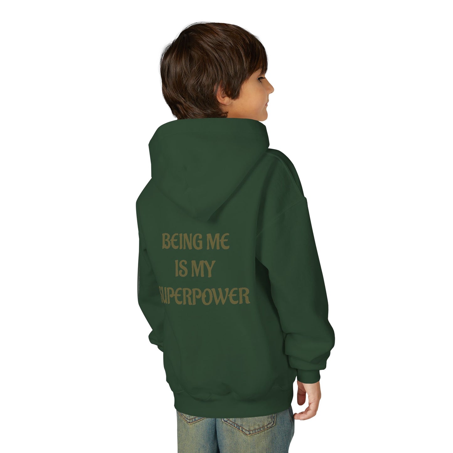Lowkey Lil' Ones "Peaceful Moon" Youth Hoodie- Calm Energy for Growing Kings