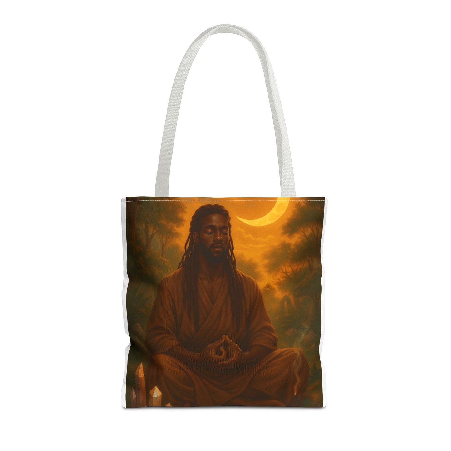 LOWKEY HEALING ENERGY TOTE BAG- EMPOWERED, GROUNDED, ROYAL.
