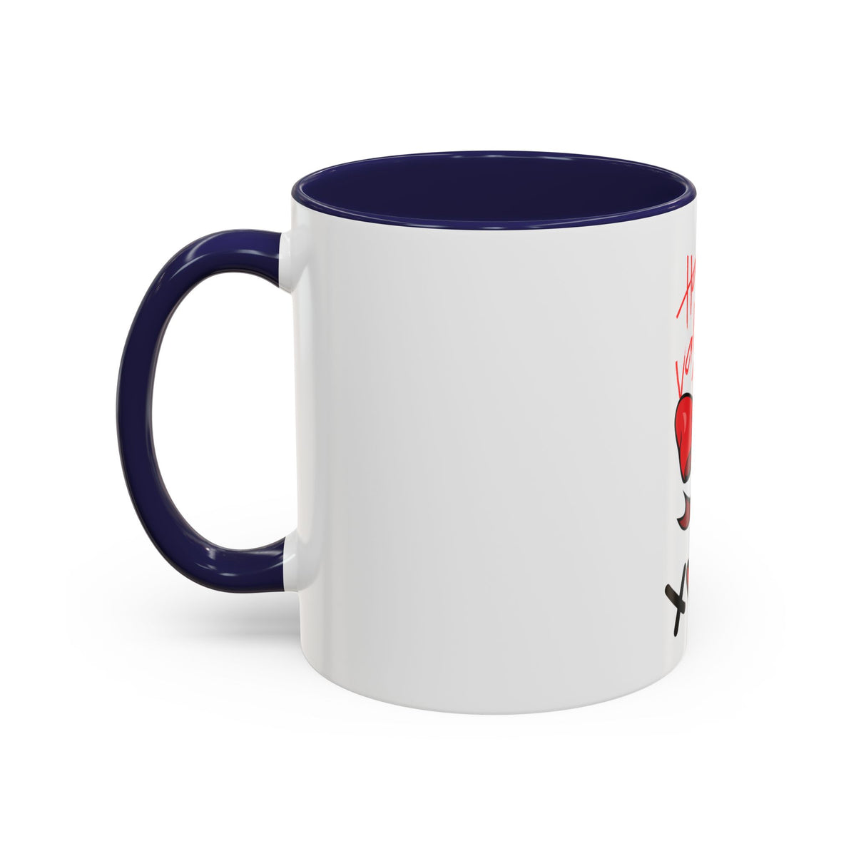 Happy Valentine's Day Bow & Hearts Coffee Mug