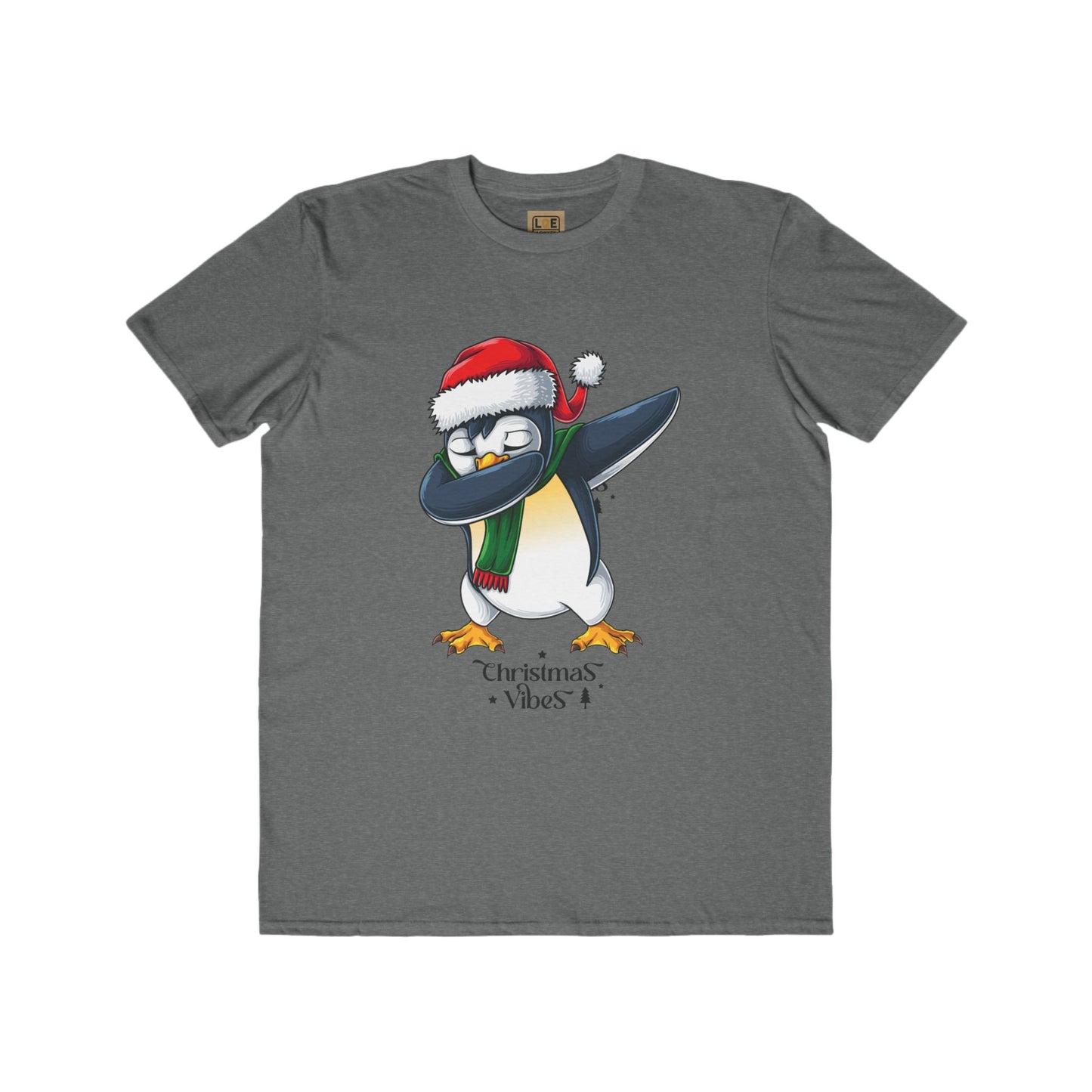Men's Christmas Vibes Dabbing Penguin Tee