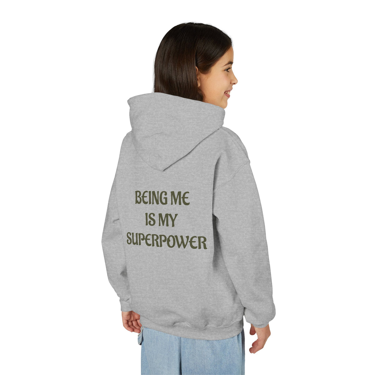 Lowkey Lil' Ones "peaceful Moon" Youth Hoodie- Calm Energy For Growing Queens