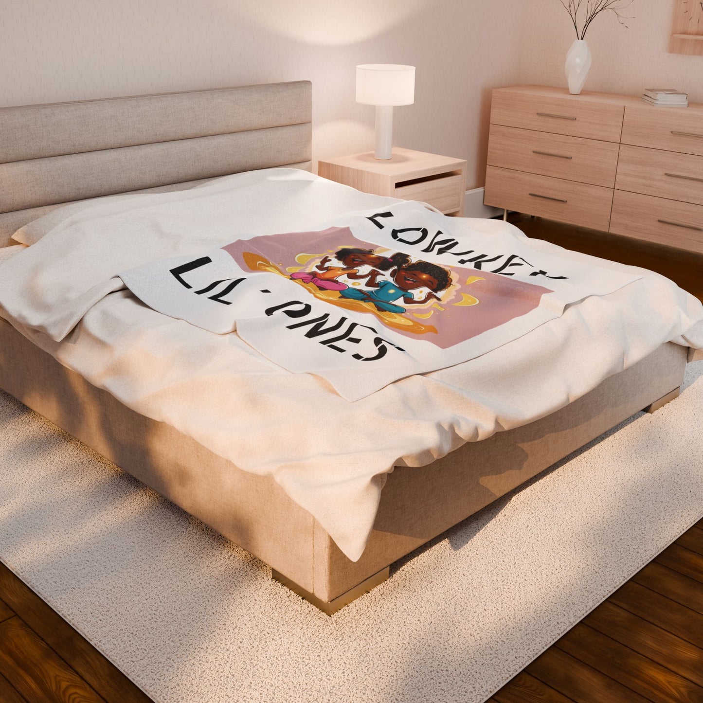 "Lowkey Lil' Ones- Peaceful Play Plush Blanket