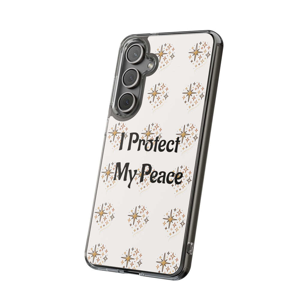 Protect My Peace Clear Impact-Resistant Phone Case