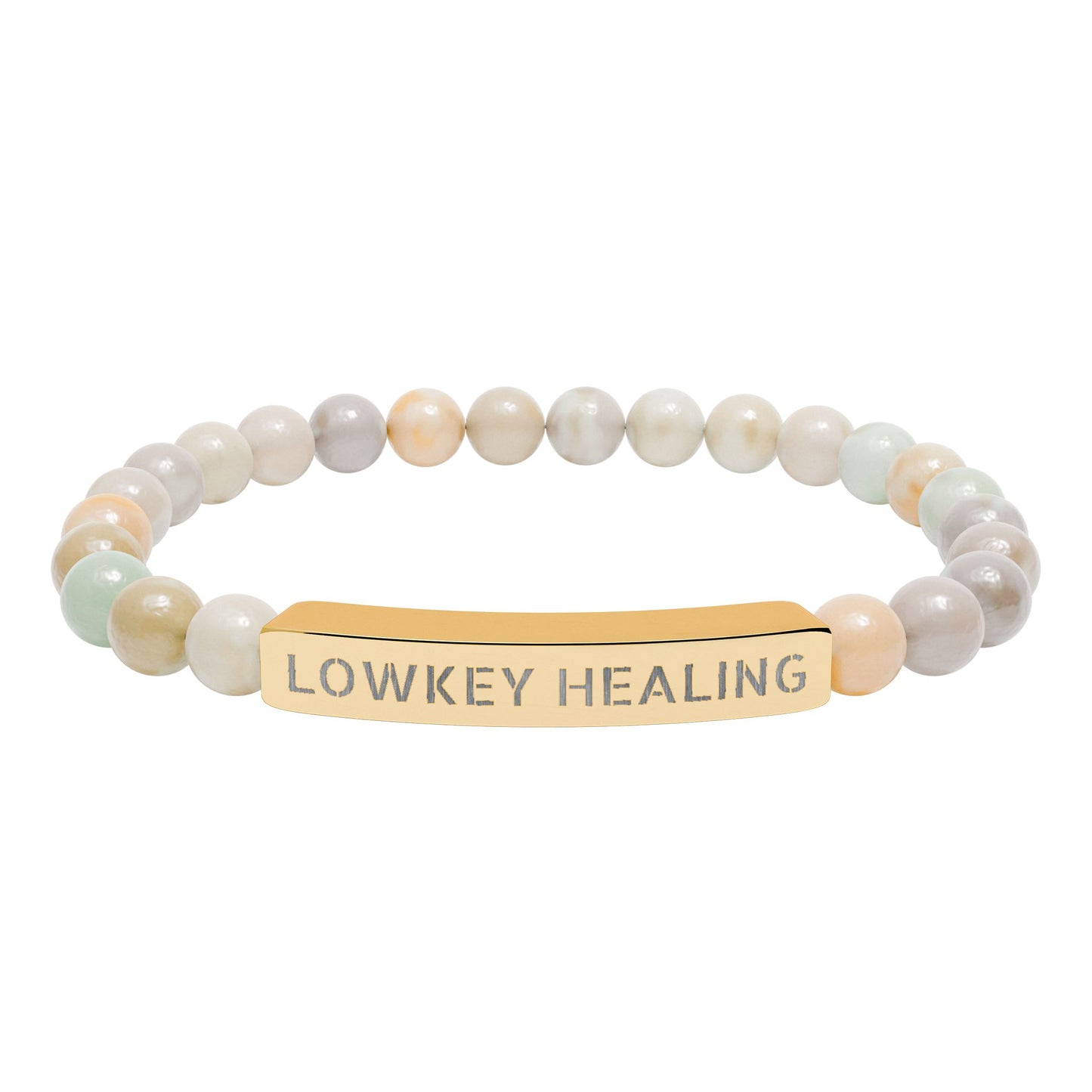 Lowkey Healing Stone Bead Bracelet