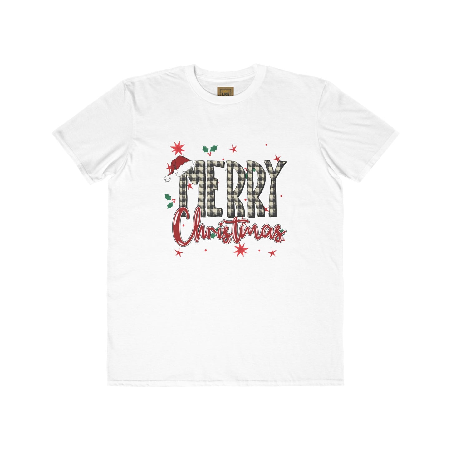 Lowkey Merry Christmas Men's Holiday Tee