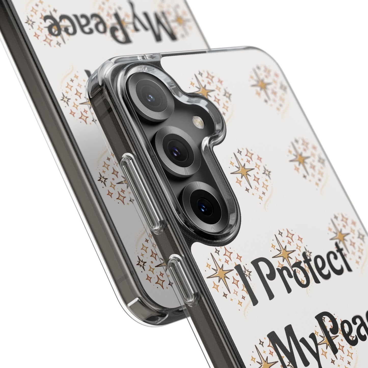 Copy of Protect My Peace Clear Impact-Resistant Phone Case