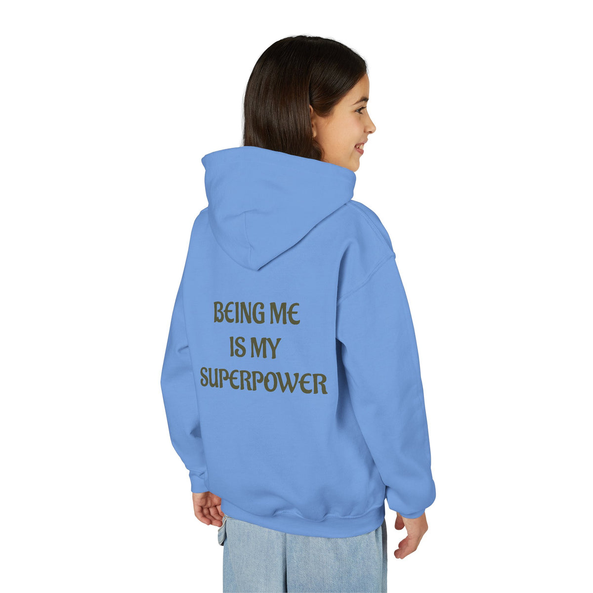 Lowkey Lil' Ones "peaceful Moon" Youth Hoodie- Calm Energy For Growing Queens