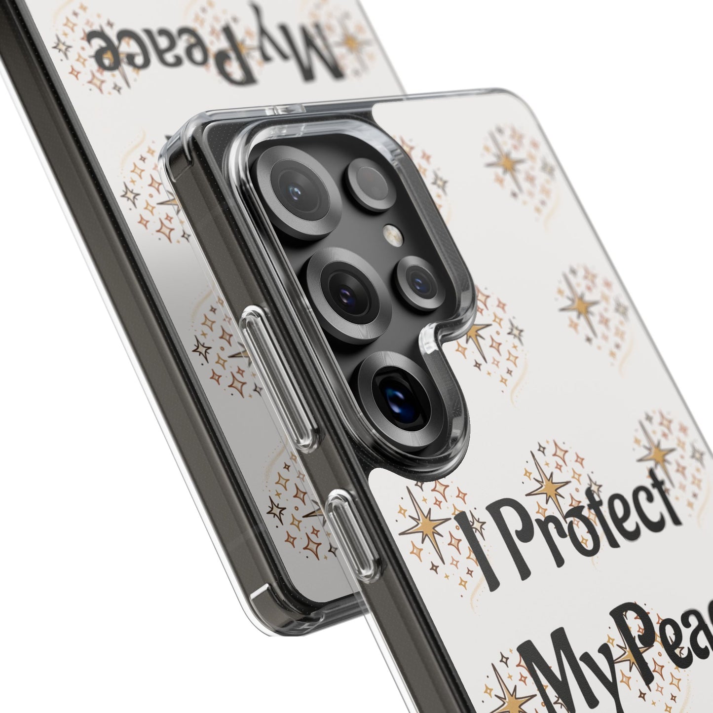 Protect My Peace Clear Impact-Resistant Phone Case