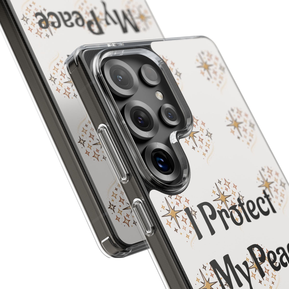Copy of Protect My Peace Clear Impact-Resistant Phone Case